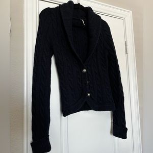 Free people wool sweater cardigan